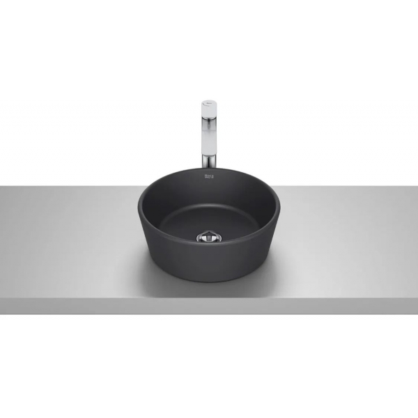 Roca A327B15080 Optica 檯上洗手盆 (黑色)